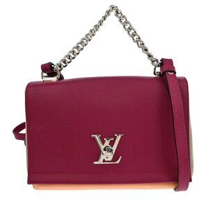 Louis Vuitton Purple Lockme II 2way Handbag